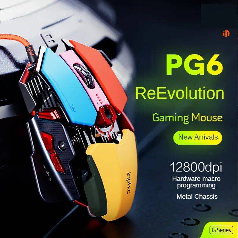 Ultra-Responsive 5500 DPI Wired Gaming Mouse with RGB Lighting and 9 Programmable Buttons Best Sellers Gadgets Keyboards & Mice Color : Multicolor 