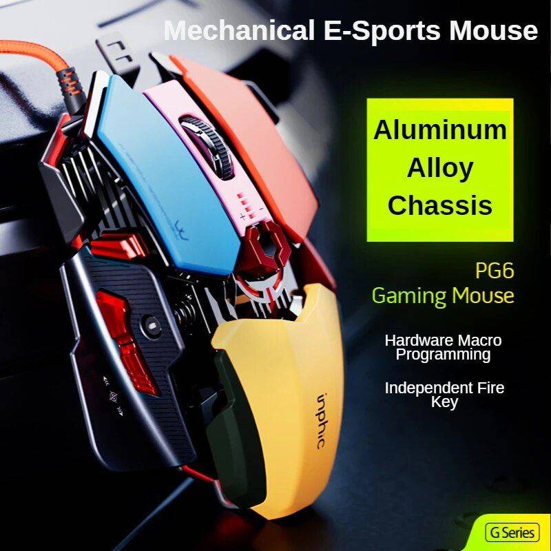 Ultra-Responsive 5500 DPI Wired Gaming Mouse with RGB Lighting and 9 Programmable Buttons Best Sellers Gadgets Keyboards & Mice Color : Multicolor 