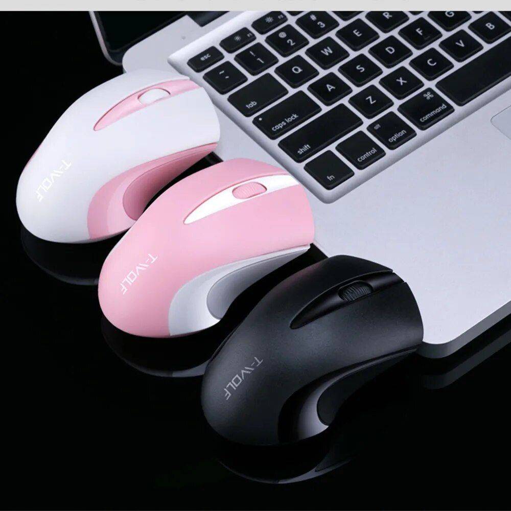 Wireless Pink Optical Mouse Gadgets Keyboards & Mice Color : White|Black|Pink 