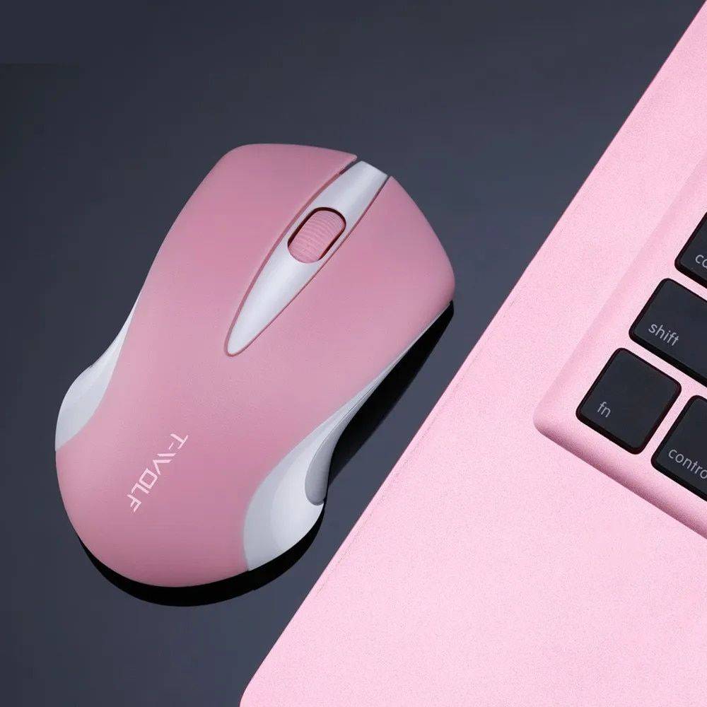 Wireless Pink Optical Mouse Gadgets Keyboards & Mice Color : White|Black|Pink 