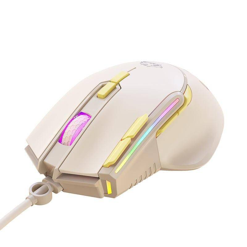 RGB High-Precision Gaming Mouse with Programmable Buttons & Adjustable DPI Best Sellers Gadgets Keyboards & Mice Laptop & Tablet Accessories Color : Blue|Yellow 