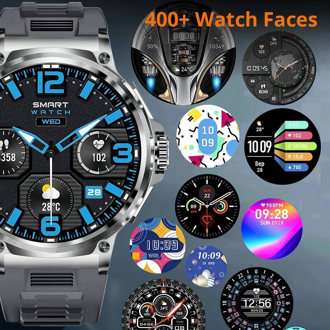 Ultra HD Display Men's Smartwatch with 1.85