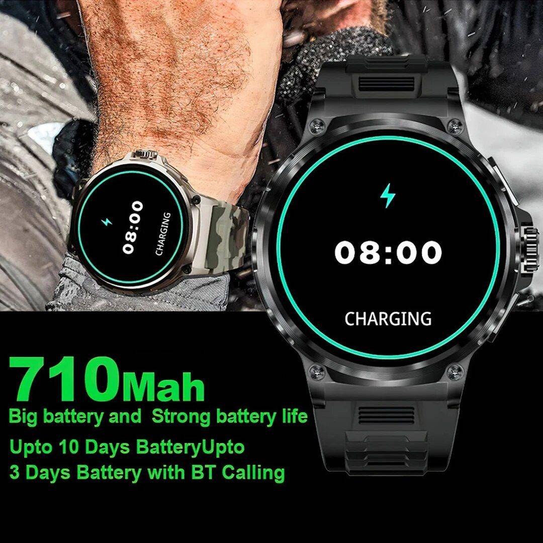 Ultra HD Display Men's Smartwatch with 1.85