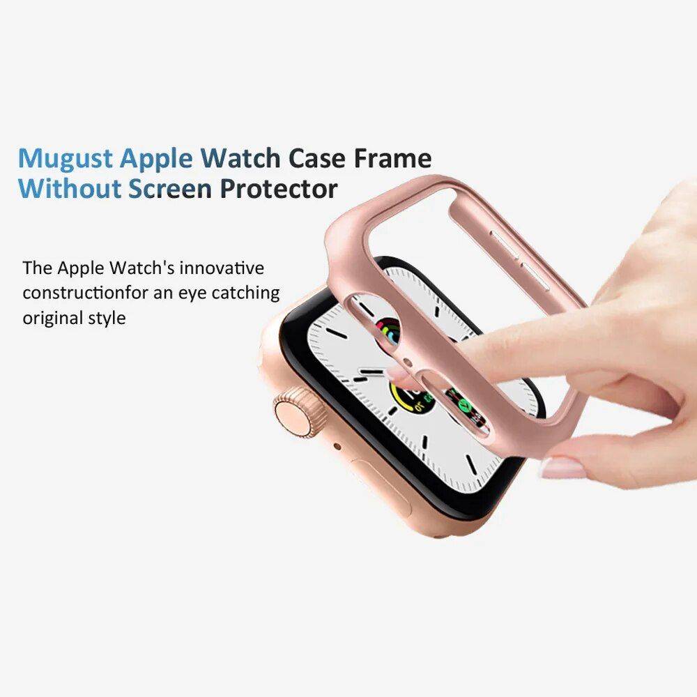 Matte Protective Bumper Case 3-Pack for Apple Watch Series 1-8 & SE - Universal Fit Gadgets Smartwatches & Accessories Color : Gray, Pink, White|Gray, Pink, Black|Pink, Gray, Transparent|Gray, Transparent, White|Pink, Black, Transparent 