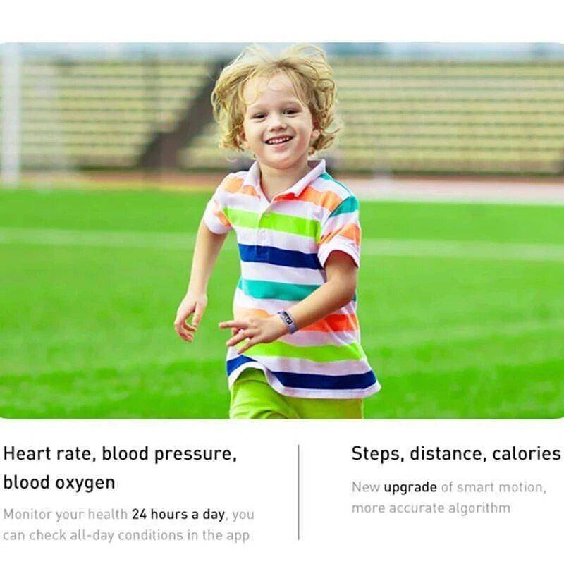 Kid's Smart Fitness Watch – Waterproof, Multi-Language with Health & Activity Tracking Gadgets Smartwatches & Accessories Color : Blue|Black|Red|Purple 