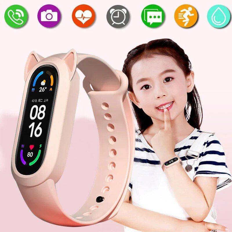 Kids Sports Smart Watch - Waterproof, Health & Fitness Tracker with Heart Rate Monitor for Boys & Girls Gadgets Smartwatches & Accessories Color : mint green|01|03|purple|02|04|05|Red|White|Blue|Green|Black|Yellow|Orange|Pink 