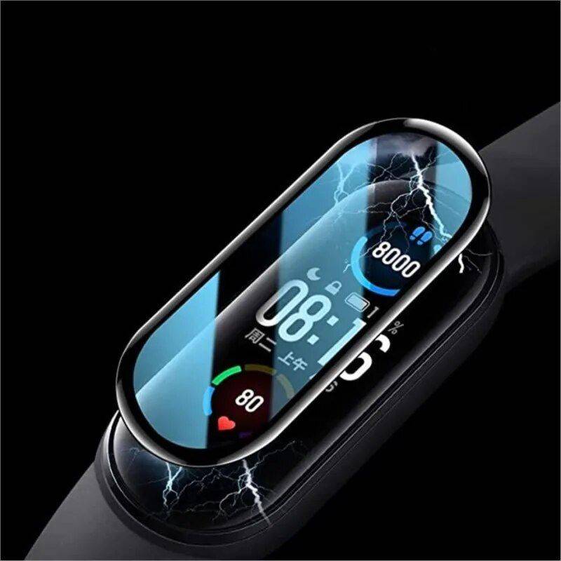 3D Tempered Glass Screen Protector for Xiaomi Mi Band 3/4/5/6/7 Gadgets Smartwatches & Accessories Quantity : 1PCS|2PCS 