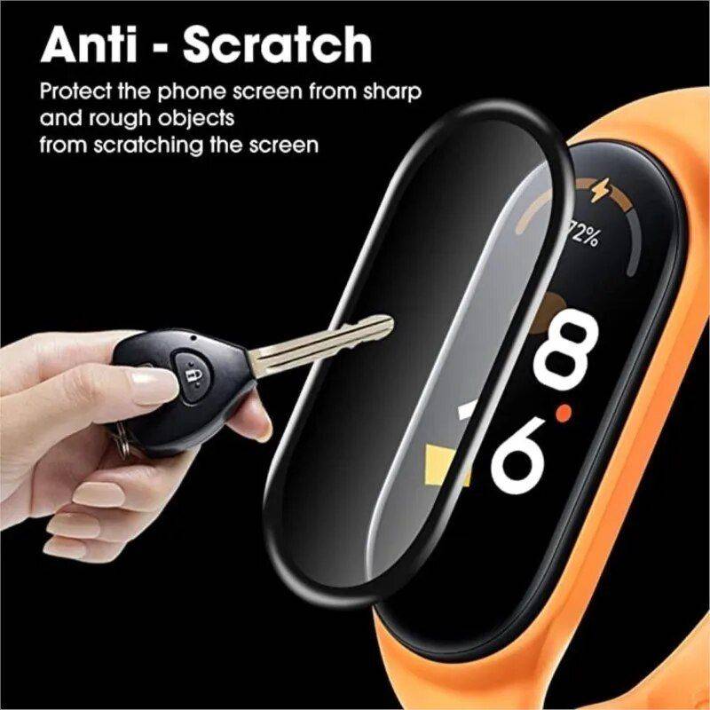 3D Tempered Glass Screen Protector for Xiaomi Mi Band 3/4/5/6/7 Gadgets Smartwatches & Accessories Quantity : 1PCS|2PCS 