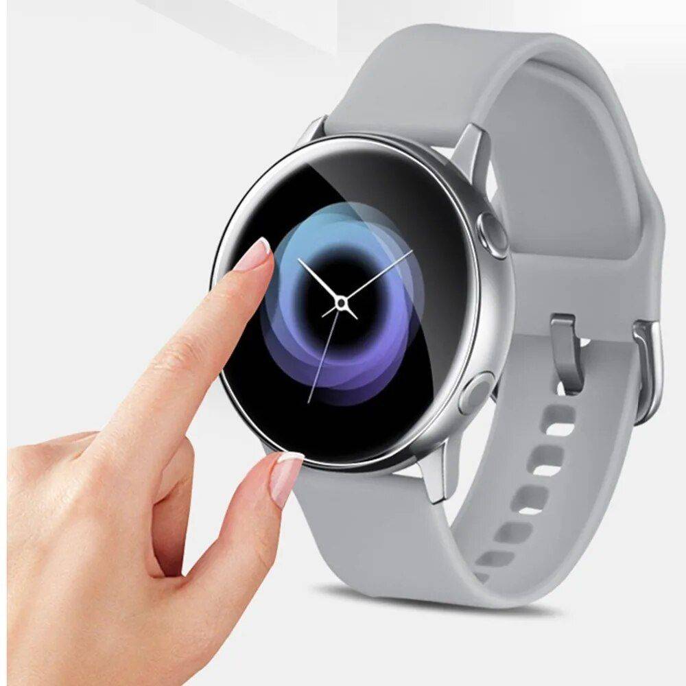 Ultra-Thin Tempered Glass Screen Protector for Samsung Galaxy Watch & Gear Series Gadgets Smartwatches & Accessories Compatibility : S3 |Gear Sport S2 |Galaxy 42mm |Galaxy 46mm |Active Soft |Galaxy Active  