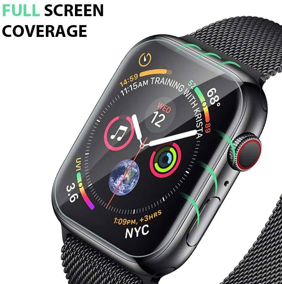 Ultra-Clear Hydrogel Screen Protector Film for Apple Watch (3-Pack) Gadgets Smartwatches & Accessories Color : 1 Pcs|2 Pcs|3 Pcs 