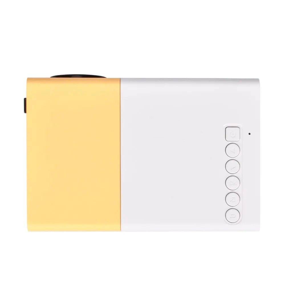 Mini LED Projector Yg300 Upgraded Version 1000 Lumen Gadgets TikTok Specials Color : Yellow|Black|Blue 