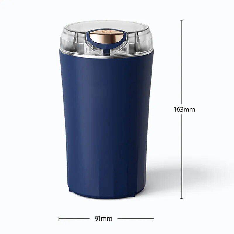 2023 Compact Electric Coffee Grinder - Multi-Purpose Stainless Steel Blade Grinder 