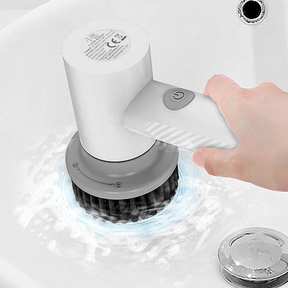 Multi-Purpose 4-in-1 Wireless Electric Cleaning Brush Gadgets TikTok Specials  