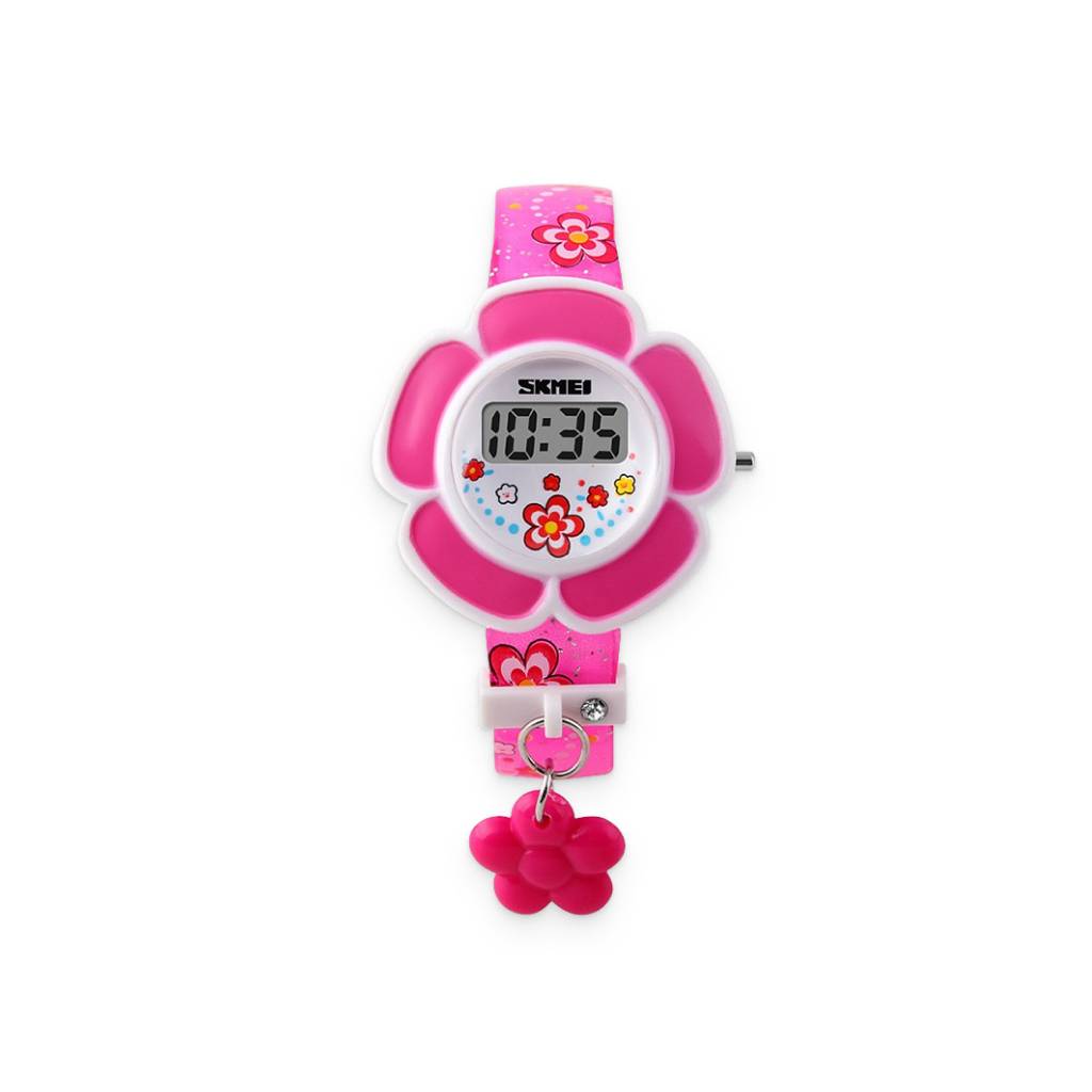 Cute Pink Girls Digital Watch 