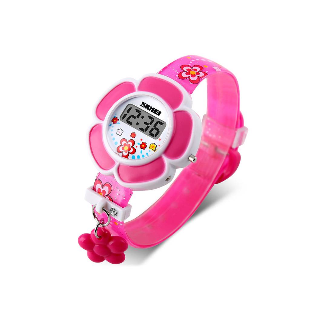 Cute Pink Girls Digital Watch 