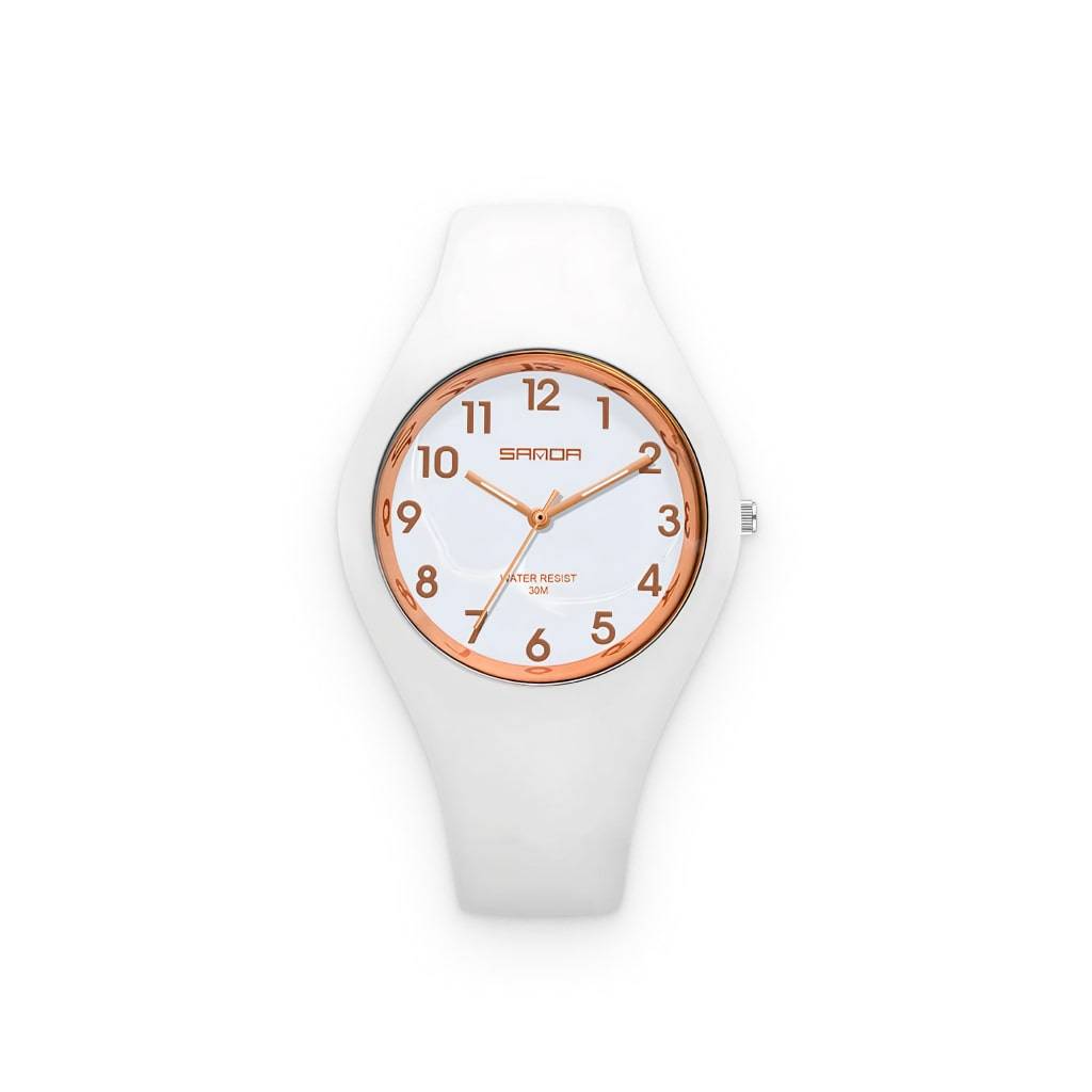 White Silicone Kid’s Quartz Watch 