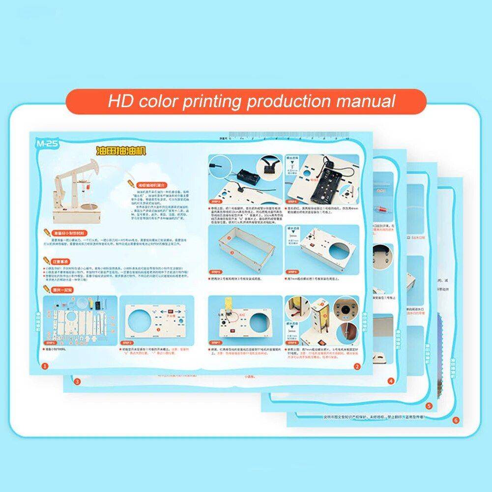 DIY Pumping Unit Model STEM Kit - Educational Science Toy 