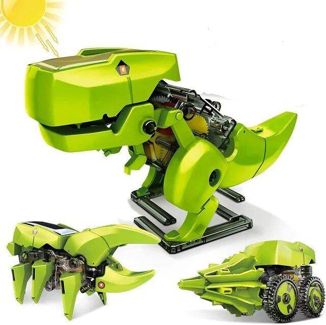 Solar Space Fleet Robot Kit: 4-in-1 Educational STEM Toy for Space Exploration 