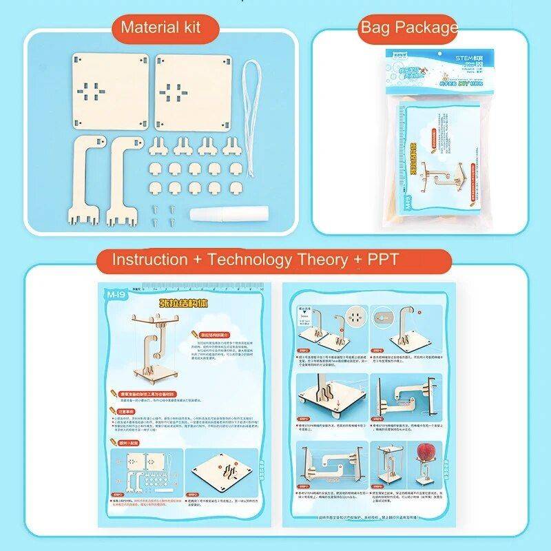 DIY Anti-Gravity Tensegrity Table - STEM Educational Toy for Kids 