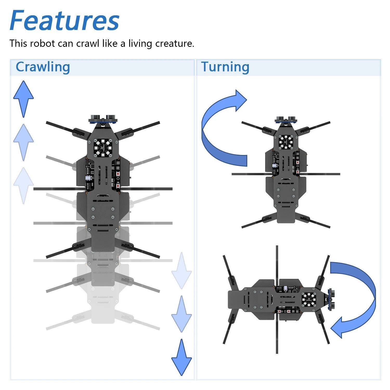 Freenove Robot Ant Kit for Arduino - STEM Learning & Fun Activity & Entertainment Kids & Babies  