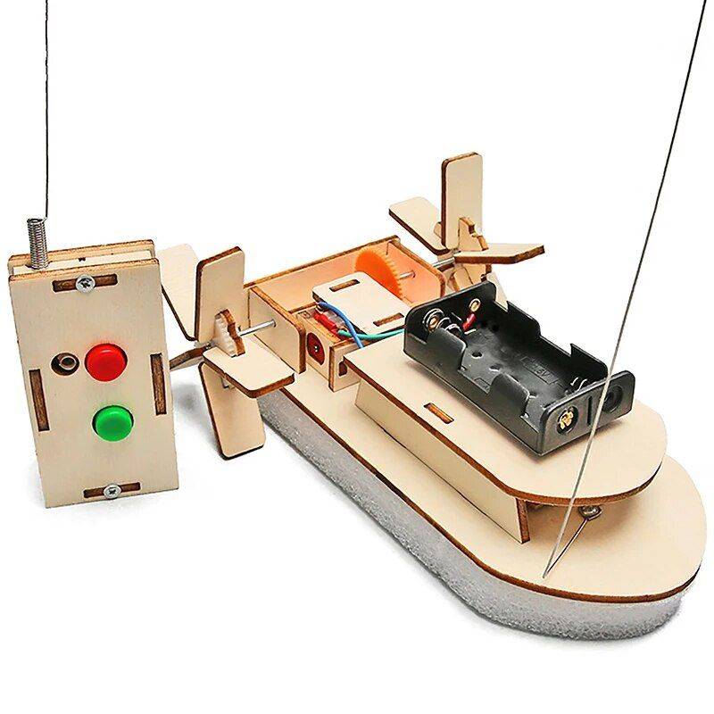 DIY Science Toys Remote Control Boat for Kids Activity & Entertainment Kids & Babies Model : One Size 