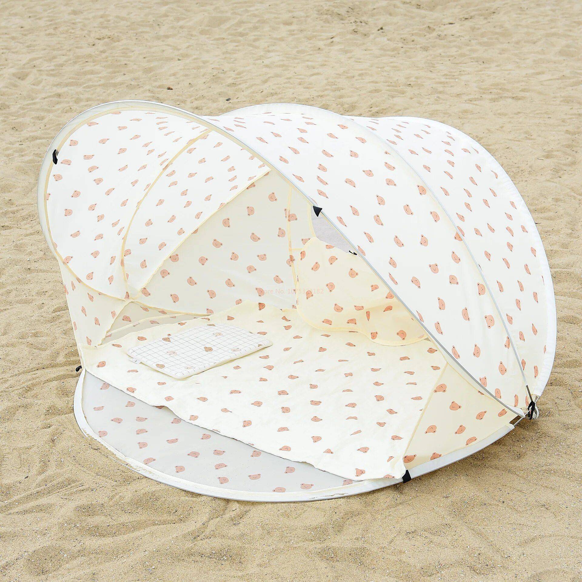 UV-Protected Beach Foldable Children’s Play Tent 