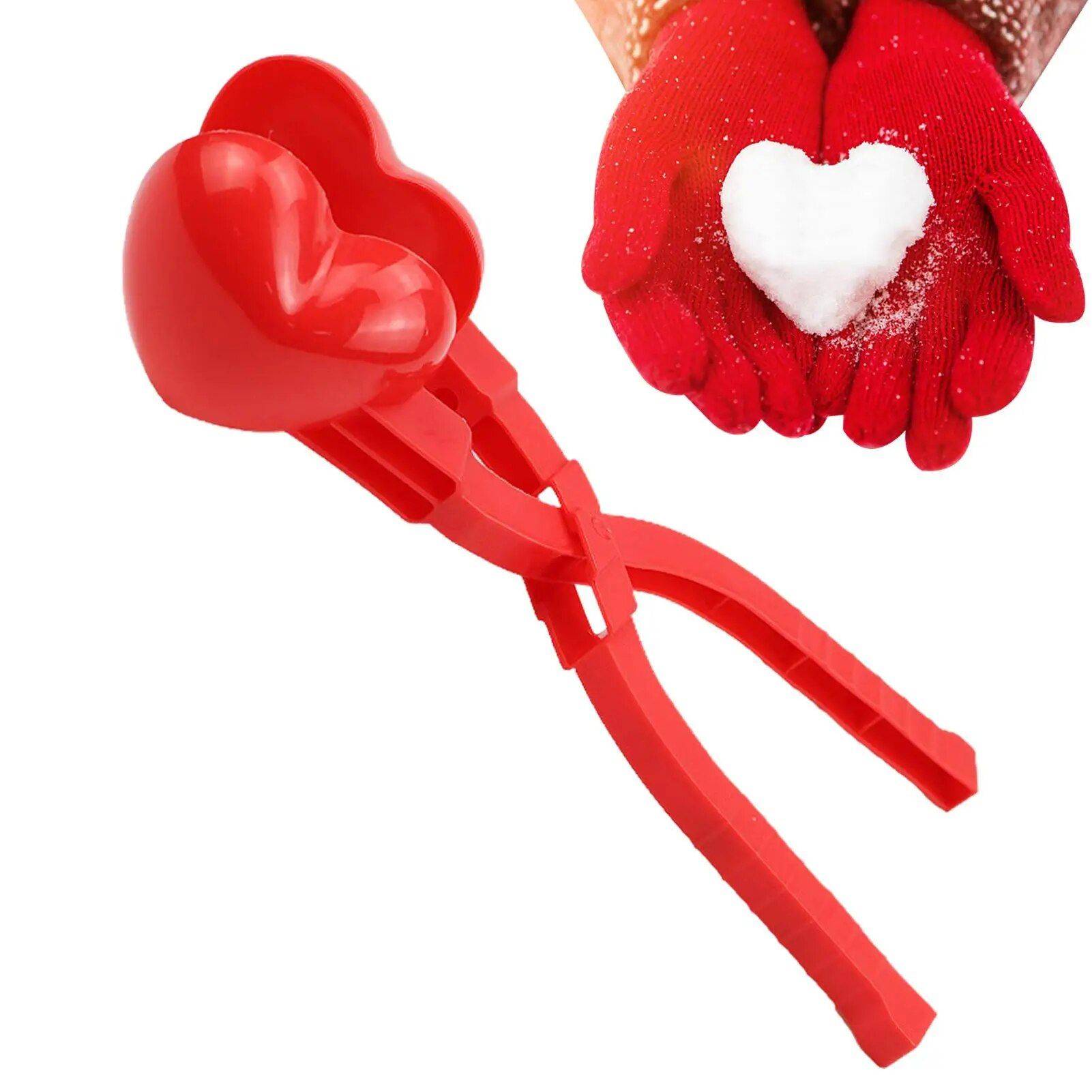 Heart-Shaped Snowball Maker 