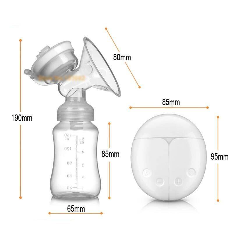 USB Rechargeable Double Electric Breast Pump with Nursing Pads & Milk Storage Set 