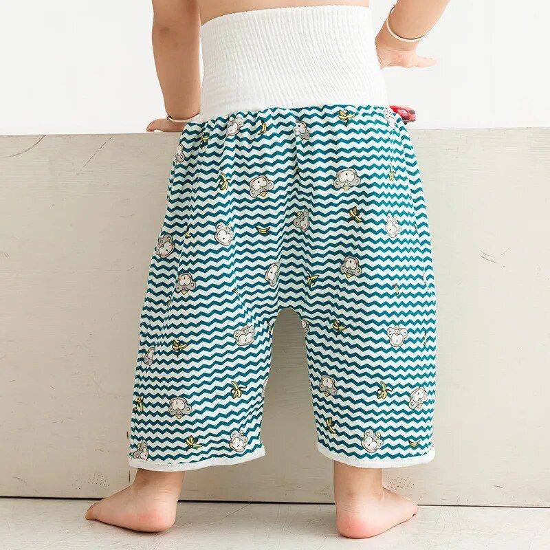 Multi-Use Waterproof Baby Training Pants - Leak-Proof, Reusable Cotton Diapers 