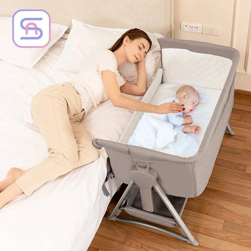 Portable Multi-Function Newborn Bassinet – Baby Bed with Folding Design 