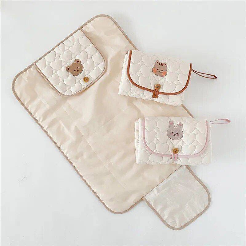 Portable Waterproof Baby Diaper Changing Mat – Foldable and Comfortable Nappy Pad for Newborns 