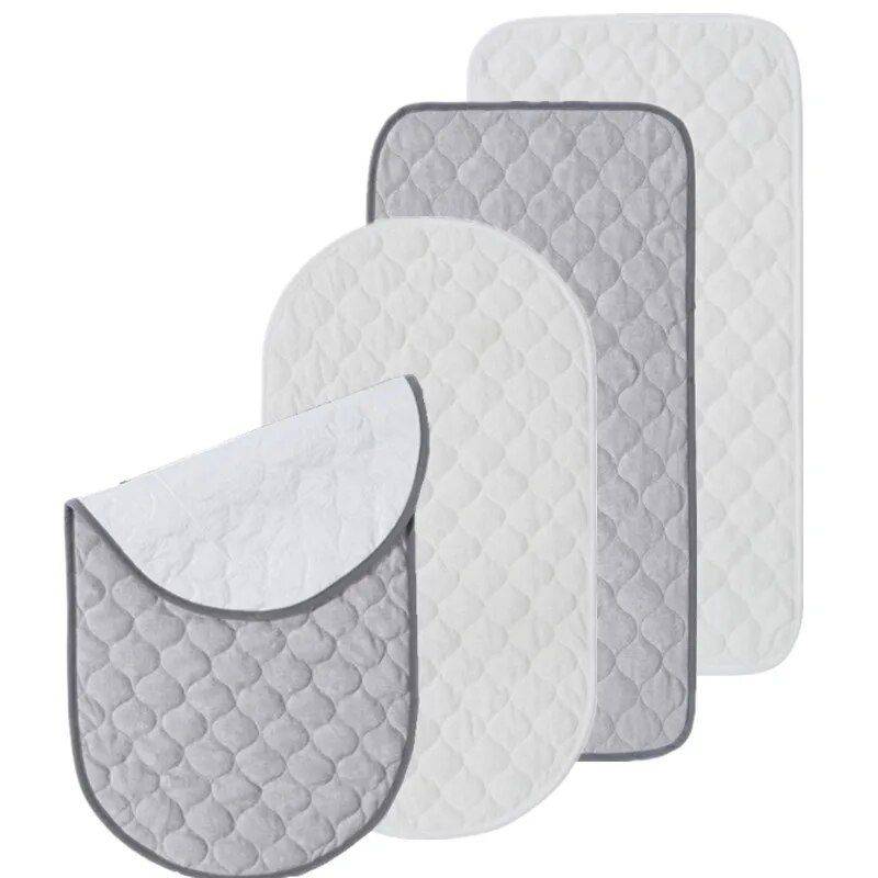 Waterproof Bamboo Baby Diaper Changing Mat - Reusable, Soft & Safe for Newborns 