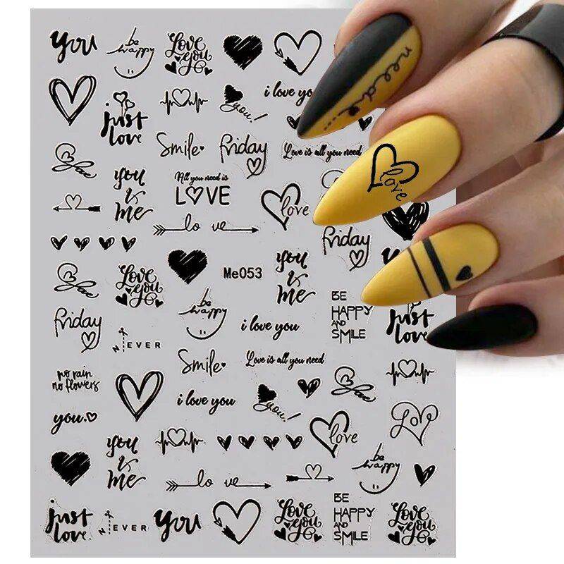 3D Nail Art Stickers Foot, Hand & Nail Care Health & Beauty Type : 1|2|3|4|5|6|7|8|9|10|11|12|13|14|15|16|17|18|19|20|21|22|23|24|25|26|27|28|29|30|31|32|33|34|35|36|37|38|39|40|41|42|43|44|45 