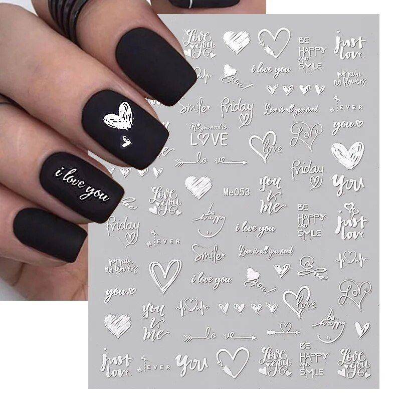 3D Nail Art Stickers Foot, Hand & Nail Care Health & Beauty Type : 1|2|3|4|5|6|7|8|9|10|11|12|13|14|15|16|17|18|19|20|21|22|23|24|25|26|27|28|29|30|31|32|33|34|35|36|37|38|39|40|41|42|43|44|45 