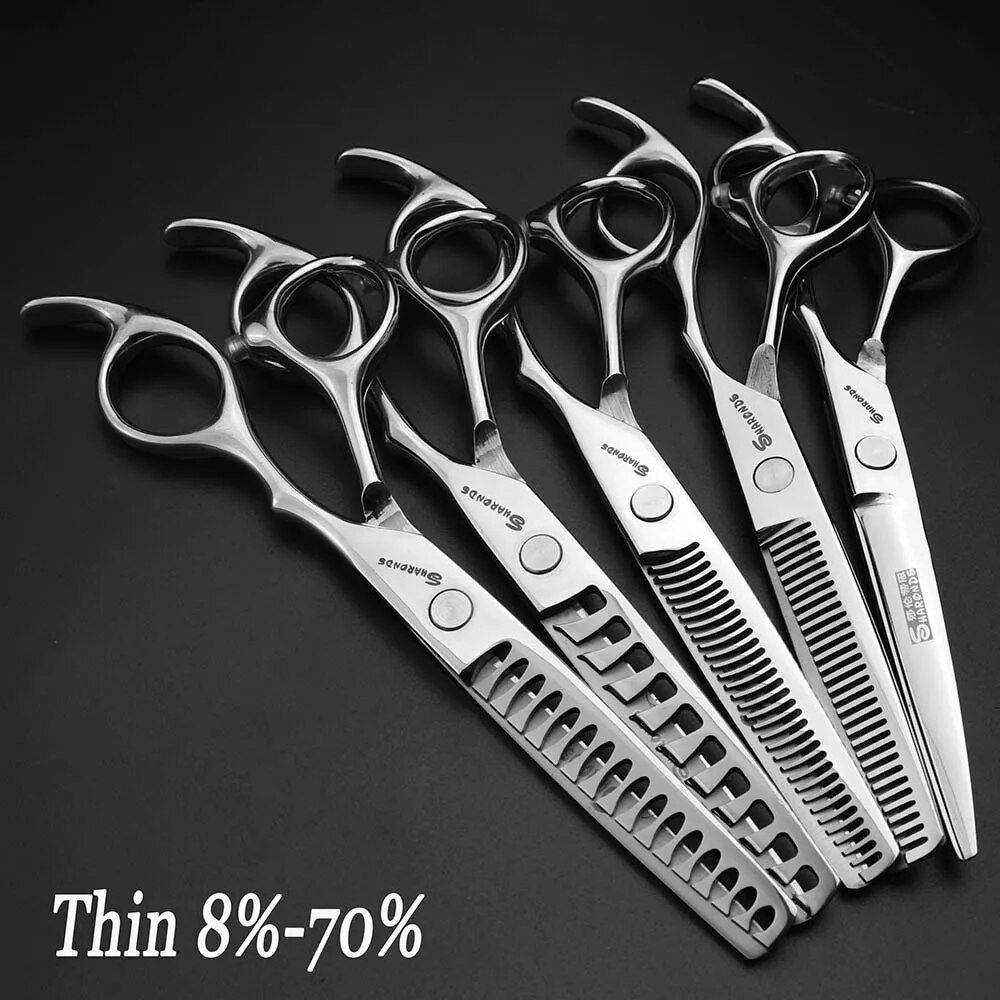 Professional Hairdressing Scissors Set - Precision Hair Cutting & Thinning Shears, Japanese Steel Hair Care & Styling Tools Health & Beauty Model : 6 inch cutting|6inch 40-50 thin|6inch 15-20 thin|6inch 60-70 thin-A|6inch 20-30 thin|7 inch cut|7inch 20-30 thin|7.5 inch cut|7.5inch 20-30 thin|6.5 inch cutting 