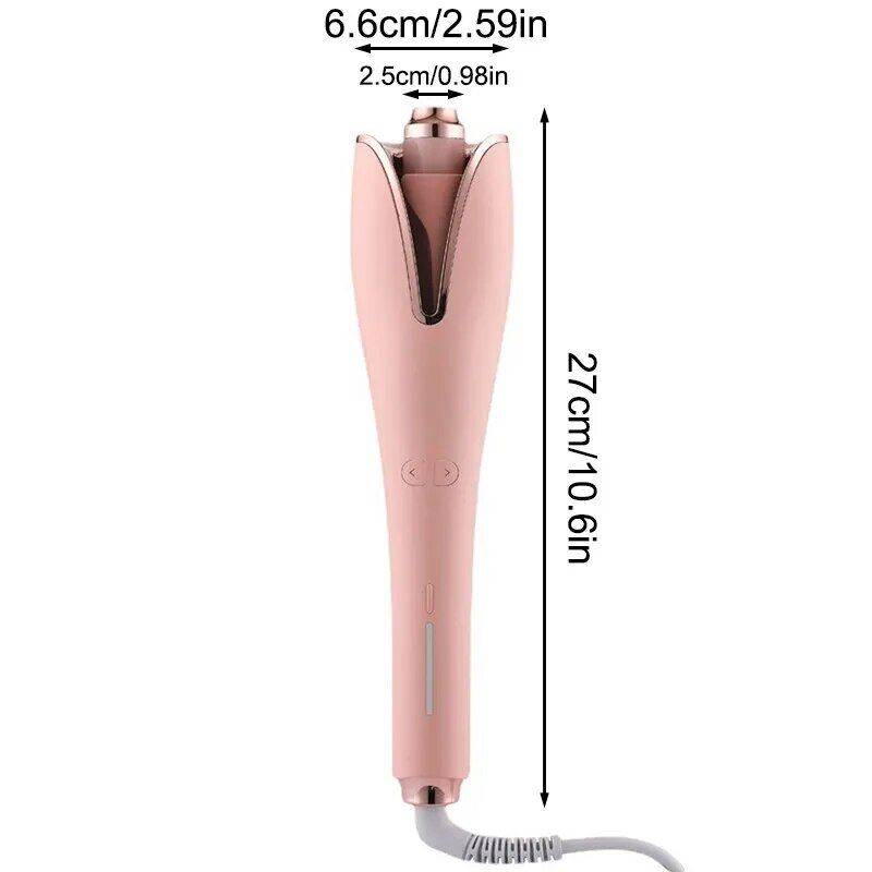 Effortless Magic Curler - Ceramic Rotary Air Curler for Large Curls and Waves Hair Care & Styling Tools Health & Beauty Color : Pink 