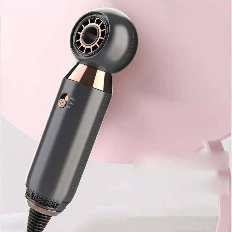 Leafless Hair Dryer 800W Fan 2 Speed Electric Negative Ionic Blower Portable Hair Dressing Dryer Hair Care & Styling Tools Health & Beauty Color : Gray 