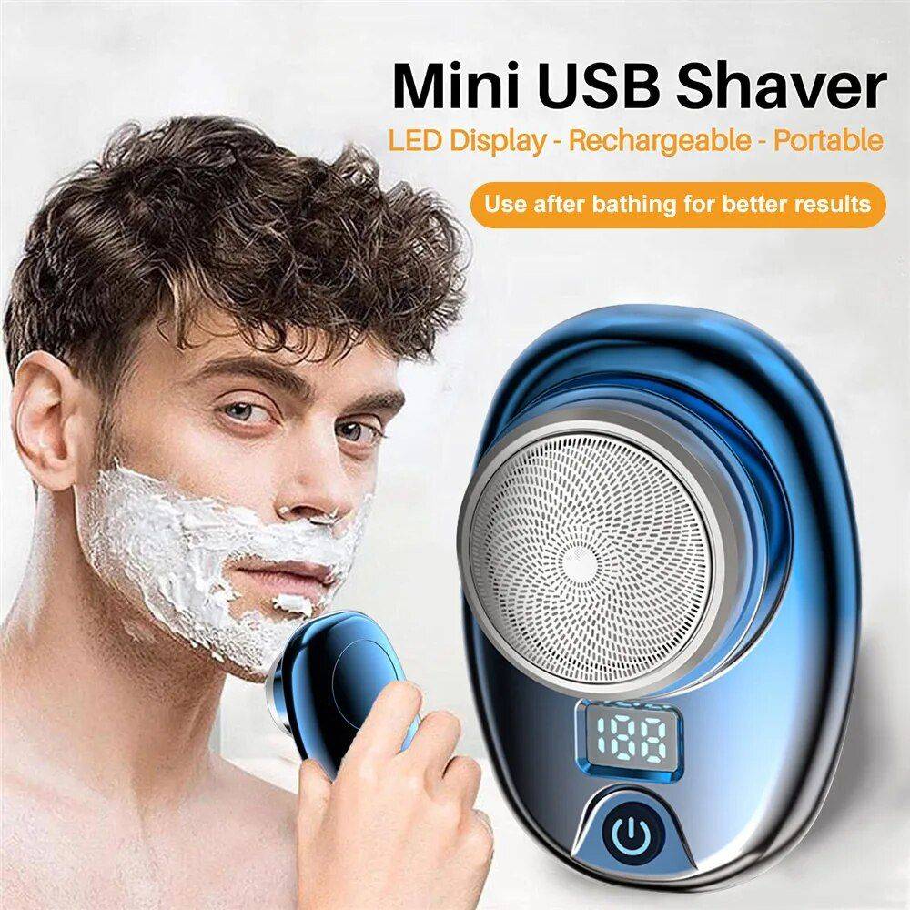 Mini Electric Shaver Health & Beauty Color : Gradient Blue|Silver|Gradient Black|Frosted Black|Blue|Gold 