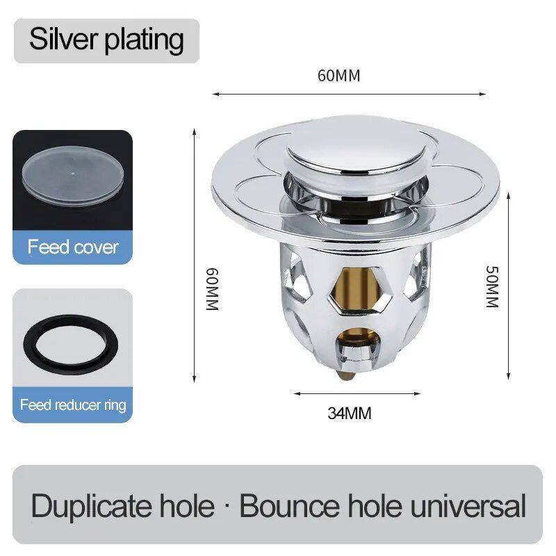 Stainless Steel Drain Filter Home & Garden Color : Silver|Rose Gold 